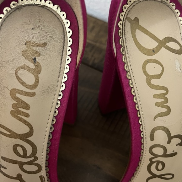 Sam Edelman Women's Hazel Pump Pink Nude Satin Pointed Toe Stiletto Pumps‎ - Picture 5 of 7